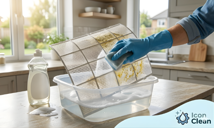 Cuci Filter AC Sendiri Icon Clean