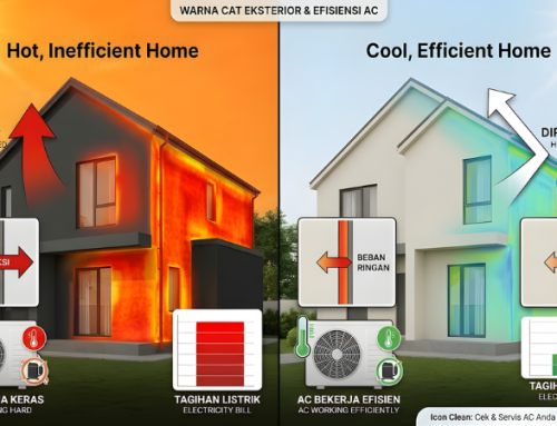 Efisiensi Penggunaan AC: Pengaruh Warna Cat Dinding Luar Rumah