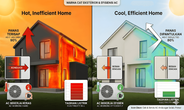 Efisiensi Penggunaan AC Icon Clean