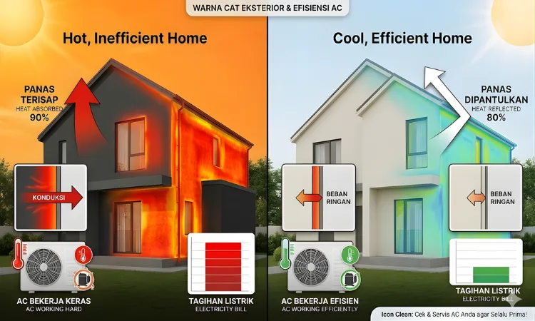 Efisiensi Penggunaan AC Icon Clean