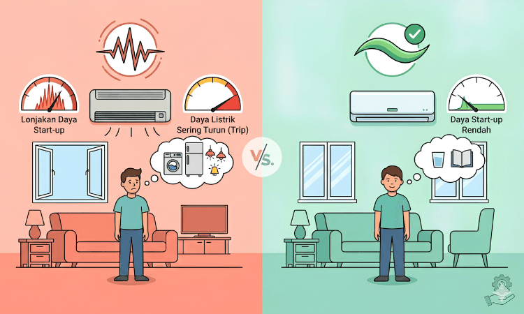 AC Low Watt vs AC Standar Icon Clean