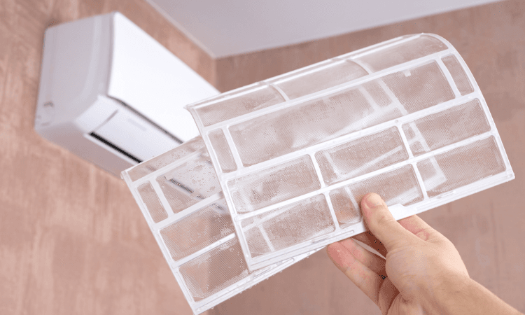 Filter AC Terlambat Dibersihkan Icon Clean