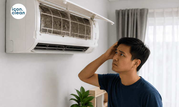 AC dingin sebentar - Icon Clean