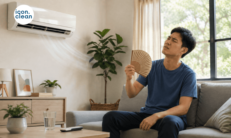 AC sudah dicuci tapi tidak dingin - Icon Clean