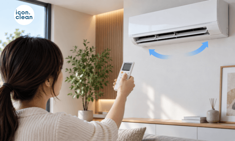 AC tidak bisa swing - Icon Clean