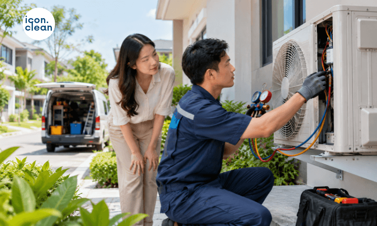 service AC panggilan Tangerang - Icon Clean